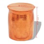 Copper-colored hammered aluminum stool/coffee table by , Side tables - Ref: Foro24-242325, Price: 103,95 €, Discount: %