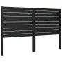 Bettkopfteil aus massivem schwarzem Kiefernholz, 186 x 4 x 100 cm von , Kopf- und Fußteile - Ref: Foro24-819039, Preis: 90,07...