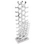 Botellero de aluminio plateado para 27 botellas de , Botelleros - Ref: Foro24-243503, Precio: 162,50 €, Descuento: %