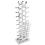 Botellero de aluminio plateado para 27 botellas de , Botelleros - Ref: Foro24-243503, Precio: 159,70 €, Descuento: %