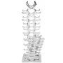Botellero de aluminio plateado para 27 botellas de , Botelleros - Ref: Foro24-243503, Precio: 159,70 €, Descuento: %