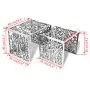 Silver aluminum square side table 2 units by , Side tables - Ref: Foro24-243508, Price: 250,47 €, Discount: %