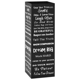 Black steel text design umbrella stand by vidaXL, umbrella stands - Ref: Foro24-246795, Price: 31,27 €, Discount: %