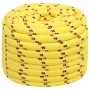 Yellow polypropylene boat rope 20 mm 50 m by , Ropes and metal cords - Ref: Foro24-152633, Price: 67,49 €, Discount: %