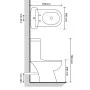 WC-Toilette mit schwarzem Spülkasten von , Badezimmer - Ref: Foro24-240550, Preis: 381,67 €, Rabatt: %