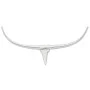 Decorative aluminum bull head for wall 96 cm silver by , Figures, sculptures and statues - Ref: Foro24-242337, Price: 43,08 €...