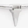 Decorative aluminum bull head for wall 96 cm silver by , Figures, sculptures and statues - Ref: Foro24-242337, Price: 43,08 €...