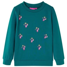 Dunkelgrünes Kinder-Sweatshirt 116 von , Kinder-T-Shirts - Ref: Foro24-13746, Preis: 12,41 €, Rabatt: %
