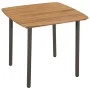Garden dining set 5 pieces solid acacia wood and steel by vidaXL, Garden sets - Ref: Foro24-44230, Price: 290,17 €, Discount: %
