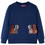 Navy blue children's sweatshirt 104 by , Kids T-shirts - Ref: Foro24-14160, Price: 12,22 €, Discount: %