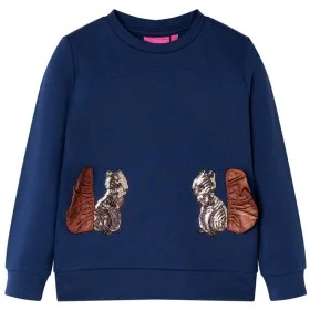 Marineblaues Kinder-Sweatshirt 128 von , Kinder-T-Shirts - Ref: Foro24-14162, Preis: 14,23 €, Rabatt: %