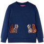 Marineblaues Kinder-Sweatshirt 128 von , Kinder-T-Shirts - Ref: Foro24-14162, Preis: 14,40 €, Rabatt: %