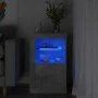 Sideboard with LED lights concrete gray engineered wood by , Lockers and storage cabinets - Ref: Foro24-836636, Price: 57,83 ...