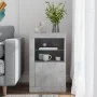 Sideboard with LED lights concrete gray engineered wood by , Lockers and storage cabinets - Ref: Foro24-836636, Price: 57,83 ...