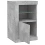 Sideboard with LED lights concrete gray engineered wood by , Lockers and storage cabinets - Ref: Foro24-836636, Price: 57,83 ...