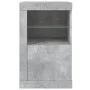 Sideboard with LED lights concrete gray engineered wood by , Lockers and storage cabinets - Ref: Foro24-836636, Price: 57,83 ...