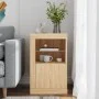 Sideboard with LED lights Sonoma oak engineered wood by , Lockers and storage cabinets - Ref: Foro24-836634, Price: 58,14 €, ...