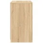Sideboard with LED lights Sonoma oak engineered wood by , Lockers and storage cabinets - Ref: Foro24-836634, Price: 58,14 €, ...