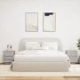 Bedside tables LED lights 2 pcs Sonoma gray engineered wood by , Nightstands - Ref: Foro24-836746, Price: 109,36 €, Discount: %
