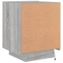 Bedside tables LED lights 2 pcs Sonoma gray engineered wood by , Nightstands - Ref: Foro24-836746, Price: 109,36 €, Discount: %