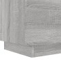 Nachttische, LED-Leuchten, 2 Stück, Sonoma-graues Holzwerkstoff von , Nachttische - Ref: Foro24-836746, Preis: 110,94 €, Raba...