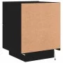 Bedside tables with LED lights 2 pcs black engineered wood by , Nightstands - Ref: Foro24-836738, Price: 117,48 €, Discount: %