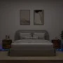 Nachttisch mit LED-Leuchten, 2 Stück, Holzwerkstoff, geräucherte Eiche von , Nachttische - Ref: Foro24-836744, Preis: 108,96 ...
