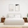 Bedside table LED lights 2 pcs engineered wood smoked oak by , Nightstands - Ref: Foro24-836744, Price: 108,98 €, Discount: %
