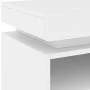 Bedside table with white LED lights 40x39x48.5 cm by , Nightstands - Ref: Foro24-836784, Price: 61,47 €, Discount: %