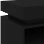 Black nightstand with LED lights 40x39x48.5 cm by , Nightstands - Ref: Foro24-836786, Price: 62,13 €, Discount: %