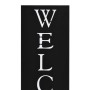 Paragúero diseno Welcome acero negro