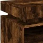 Nightstand with LED lights smoked oak 40x39x48.5 cm by , Nightstands - Ref: Foro24-836792, Price: 73,06 €, Discount: %
