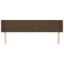 Cabecero de tela gris oscuro 183x16x78/88 cm de , Cabeceros y pies de cama - Ref: Foro24-3119219, Precio: 78,34 €, Descuento: %