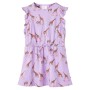 Vestido infantil mangas con volantes cordón lila 116 de , Vestidos de niños - Ref: Foro24-14602, Precio: 15,32 €, Descuento: %