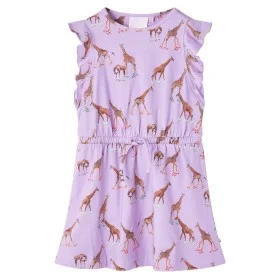 Kleid für Kinder mit Volantärmeln und lila Kordelzug, Größe 92. von , Kinderkleider - Ref: Foro24-14600, Preis: 15,16 €, Raba...