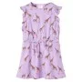Vestido infantil mangas con volantes cordón lila 92 de , Vestidos de niños - Ref: Foro24-14600, Precio: 15,16 €, Descuento: %