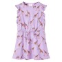 Vestido infantil mangas con volantes cordón lila 92 by , Children's dresses - Ref: Foro24-14600, Price: 15,32 €, Discount: %