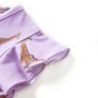 Vestido infantil mangas con volantes cordón lila 92 by , Children's dresses - Ref: Foro24-14600, Price: 15,32 €, Discount: %