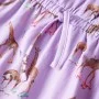 Vestido infantil mangas con volantes cordón lila 92 de , Vestidos de niños - Ref: Foro24-14600, Precio: 15,16 €, Descuento: %