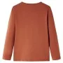 Camiseta infantil de manga larga color coñac 116 de , Camisetas para niños - Ref: Foro24-14216, Precio: 9,17 €, Descuento: %