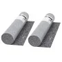 Painter's non-slip felt 50 m 280 g/m² gray 2 units by vidaXL, Protective sheets and strips for floors - Ref: Foro24-142699, P...