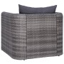 Gartenstuhl mit synthetischen Rattankissen grau von vidaXL, Gartenstühle - Ref: Foro24-44161, Preis: 190,91 €, Rabatt: %