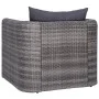 Gartenstuhl mit synthetischen Rattankissen grau von vidaXL, Gartenstühle - Ref: Foro24-44161, Preis: 172,82 €, Rabatt: %