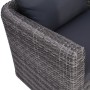 Gartenstuhl mit synthetischen Rattankissen grau von vidaXL, Gartenstühle - Ref: Foro24-44161, Preis: 190,91 €, Rabatt: %