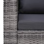 Gartenstuhl mit synthetischen Rattankissen grau von vidaXL, Gartenstühle - Ref: Foro24-44161, Preis: 190,91 €, Rabatt: %