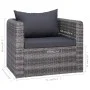 Gartenstuhl mit synthetischen Rattankissen grau von vidaXL, Gartenstühle - Ref: Foro24-44161, Preis: 172,82 €, Rabatt: %