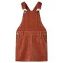 Kinderkleid aus cognacfarbenem Cordstoff, Größe 116. von , Kinderkleider - Ref: Foro24-13921, Preis: 11,57 €, Rabatt: %