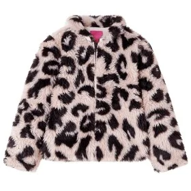Kinderjacke aus hellrosa synthetischem Fell, Größe 128. von , Oberbekleidung für Kinder - Ref: Foro24-14457, Preis: 19,37 €, ...