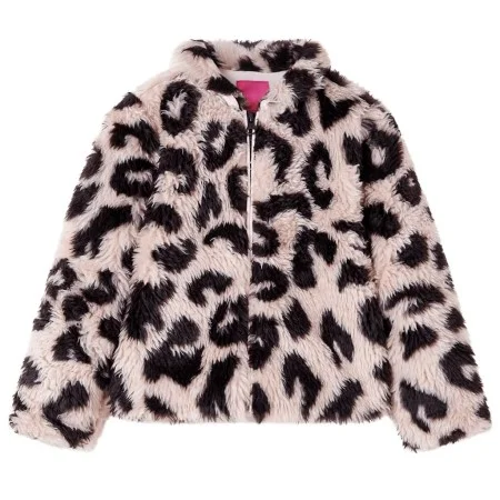 Kinderjacke aus hellrosa synthetischem Fell, Größe 104. von , Oberbekleidung für Kinder - Ref: Foro24-14455, Preis: 15,91 €, ...