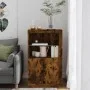 Sideboard mit LED-Lichtern aus geräucherter Eichen-Ingenieurholz. von , Schließfächer und Lagerschränke - Ref: Foro24-836627,...